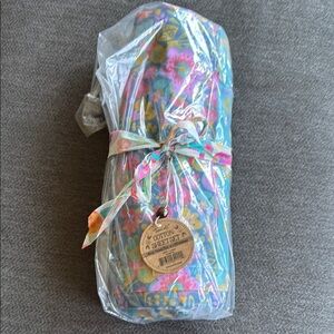 NATURAL LIFE Colorful Floral Bedding TOP SHEET ONLY